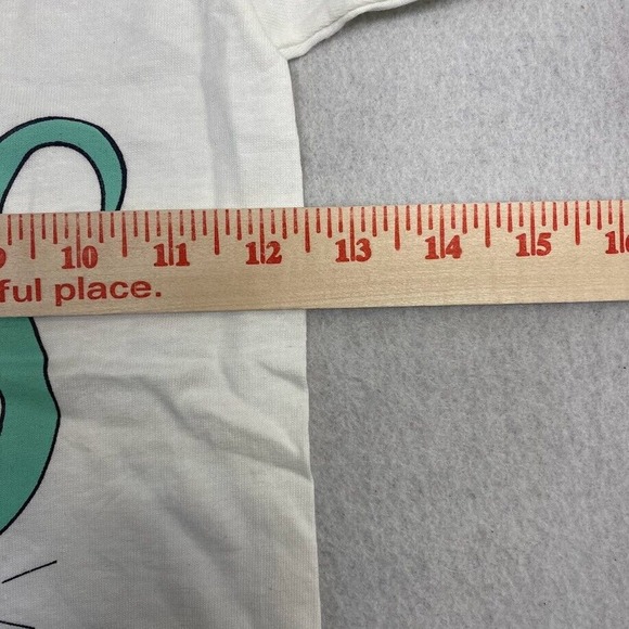 Kids Adorable & Loveable Graphic Tee Thrifted Vintage Style Size S - Picture 6 of 10